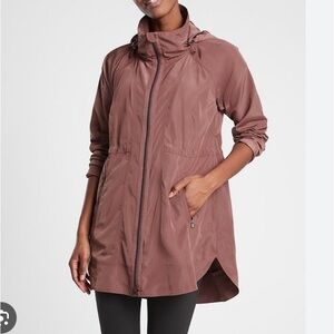 Athleta Drip Drop Jacket Size XXS in Hearth Rose